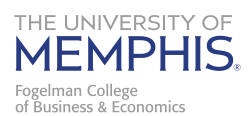 university Memphis Fogelma